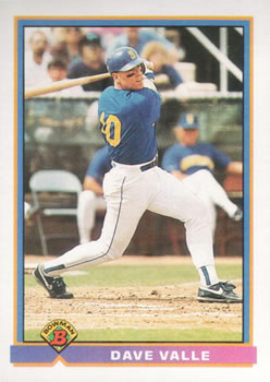 1991 Bowman #251 Dave Valle Front