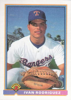 1991 Bowman #272 Ivan Rodriguez Front