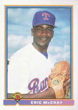 1991 Bowman #281 Eric McCray Front