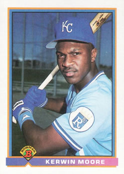 1991 Bowman #312 Kerwin Moore Front
