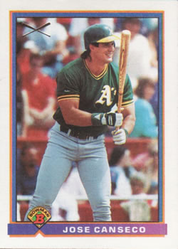 1991 Bowman #372 Jose Canseco Front