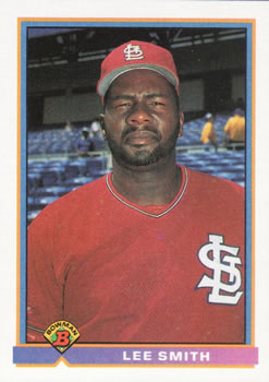 1991 Bowman #387 Lee Smith Front