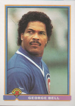 1991 Bowman #418 George Bell Front