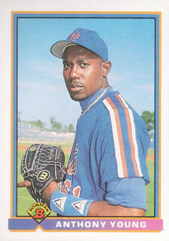 1991 Bowman #466 Anthony Young Front