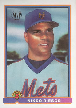 1991 Bowman #536 Nikco Riesgo Front