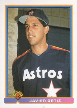 Lot Detail - 1990 Javier Oritz Houston Astros Game Worn Road