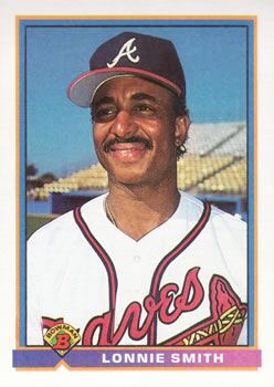 1991 Bowman #567 Lonnie Smith Front