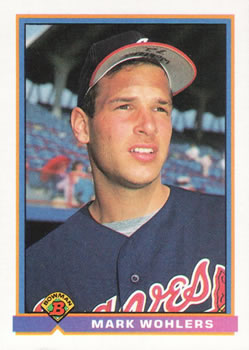 1991 Bowman #582 Mark Wohlers Front