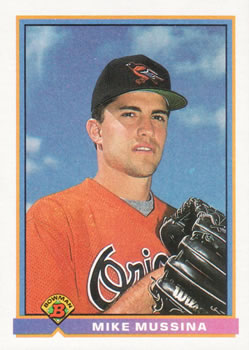 1991 Bowman #97 Mike Mussina Front