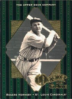 2001 Upper Deck Hall of Famers #57 Rogers Hornsby Front