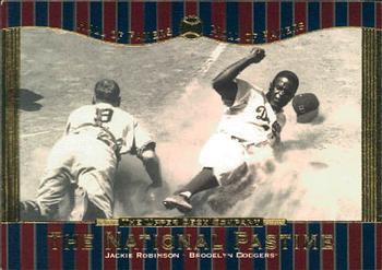 2001 Upper Deck Hall of Famers #62 Jackie Robinson Front