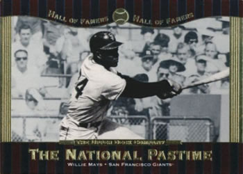 2001 Upper Deck Hall of Famers #73 Willie Mays Front