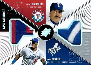 2003 SPx - Game Used Combos #C-PM Rafael Palmeiro / Fred McGriff Front