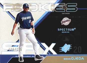 2003 SPx - Spectrum #132 Miguel Ojeda Front