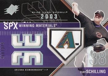 2003 SPx - Winning Materials 375 #WM-CS1 Curt Schilling Front