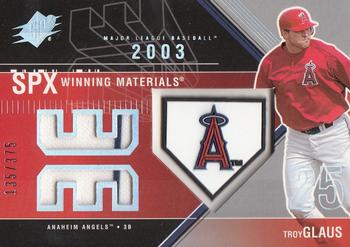 2003 SPx - Winning Materials 375 #WM-TR1 Troy Glaus Front