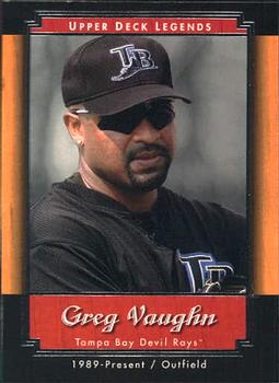 2001 Upper Deck Legends #11 Greg Vaughn Front