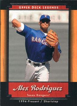 2001 Upper Deck Legends #20 Alex Rodriguez Front
