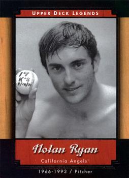 2001 Upper Deck Legends #3 Nolan Ryan Front