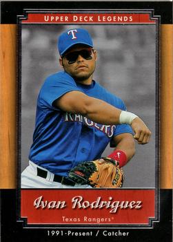 2001 Upper Deck Legends #21 Ivan Rodriguez Front