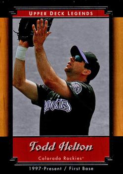 2001 Upper Deck Legends #88 Todd Helton Front