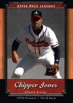 2001 Upper Deck Legends #50 Chipper Jones Front