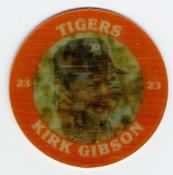 1987 7-Eleven Super Star Sports Coins: Detroit Region #III HS Kirk Gibson Front