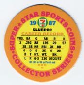 1987 7-Eleven Super Star Sports Coins: Detroit Region #VII HS Dwight Lowry Back