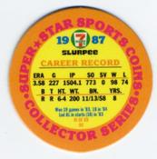 1987 7-Eleven Super Star Sports Coins: Detroit Region #IX HS Dan Petry Back
