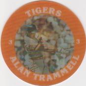 1987 7-Eleven Super Star Sports Coins: Detroit Region #XI HS Alan Trammell Front
