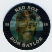 1987 7-Eleven Super Star Sports Coins: East Region #II CM Don Baylor Front