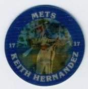 1987 7-Eleven Super Star Sports Coins: East Region #X CM Keith Hernandez Front