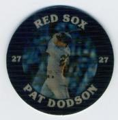 1987 7-Eleven Super Star Sports Coins: East Region #XI CM Pat Dodson Front