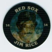 1987 7-Eleven Super Star Sports Coins: East Region #XIV CM Jim Rice Front