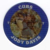 1987 7-Eleven Super Star Sports Coins: Mideast Region #III MH Jody Davis Front