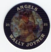1987 7-Eleven Super Star Sports Coins: West Region #III AH Wally Joyner Front