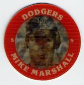 1987 7-Eleven Super Star Sports Coins: West Region #VIII AH Mike Marshall Front