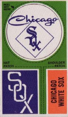1968-72 Fleer Cloth Baseball Emblems Tallboys #NNO Chicago White Sox Front
