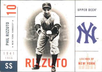 2001 Upper Deck Legends of New York #110 Phil Rizzuto Front