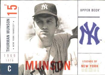 2001 Upper Deck Legends of New York #118 Thurman Munson Front