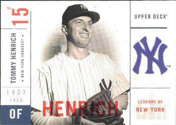 2001 Upper Deck Legends of New York #120 Tommy Henrich Front