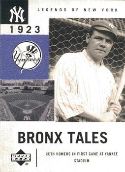 2001 Upper Deck Legends of New York #126 Babe Ruth Front