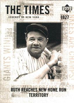 2001 Upper Deck Legends of New York #172 Babe Ruth Front