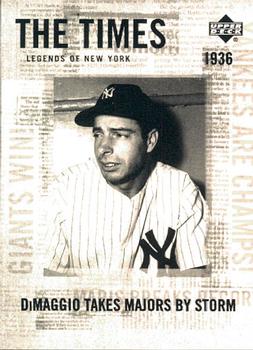 2001 Upper Deck Legends of New York #175 Joe DiMaggio Front
