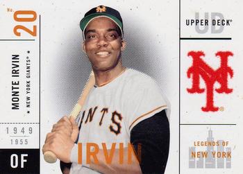 2001 Upper Deck Legends of New York #38 Monte Irvin Front