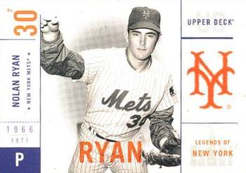 2001 Upper Deck Legends of New York #73 Nolan Ryan Front