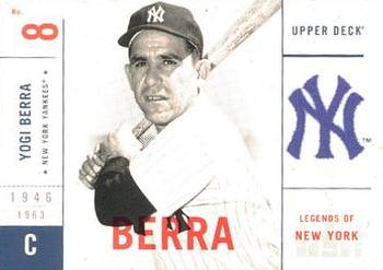 2001 Upper Deck Legends of New York #124 Yogi Berra Front