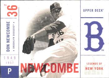 2001 Upper Deck Legends of New York #4 Don Newcombe Front