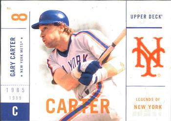 2001 Upper Deck Legends of New York #68 Gary Carter Front