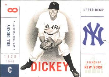 2001 Upper Deck Legends of New York #95 Bill Dickey Front